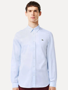 Camisa Lacoste Masculina Regular Premium Cotton Azul