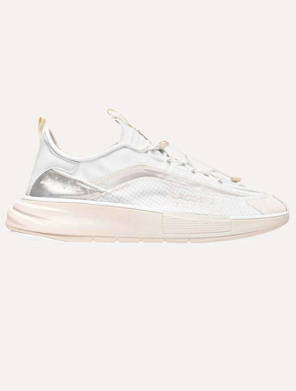 Tênis Lacoste Masculino Odyssa Lite Nylon Wht/Off Wht Branco