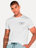 Camiseta Tommy Hilfiger Masculina Brand Love Small Logo Branca