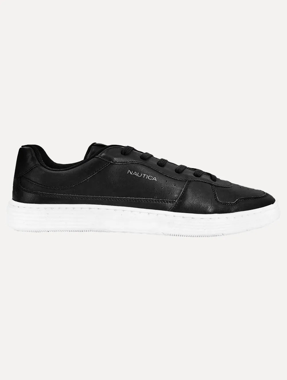 Tênis Nautica Masculino Firenze Impulse Couro Preto