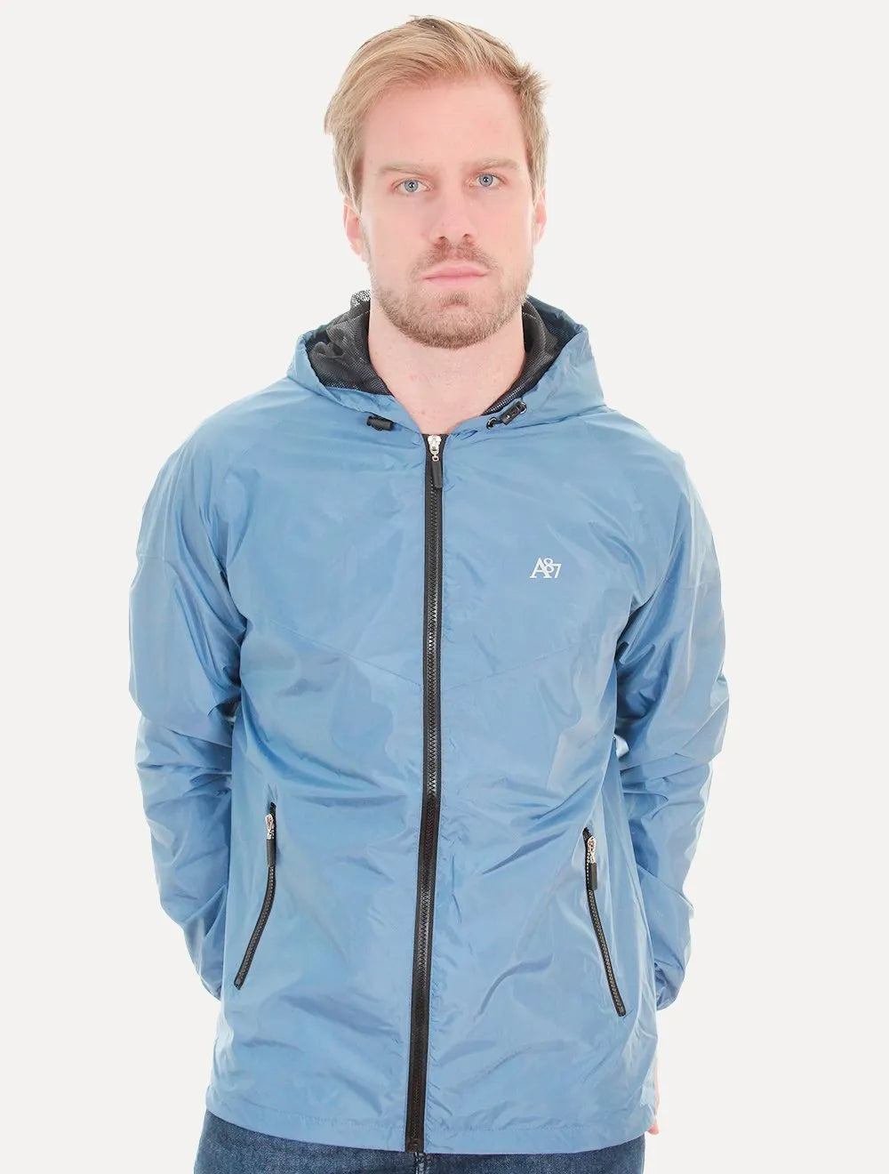 Jaqueta Aeropostale Masculina Corta-Vento A87 Azul Índigo