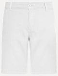 Bermuda Aramis Masculina Sarja Chino Cós Chambray Branca