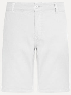 Bermuda Aramis Masculina Sarja Chino Cós Chambray Branca
