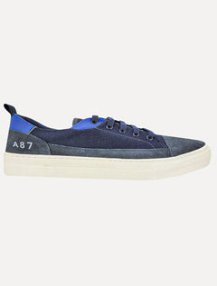 Tênis Aeropostale Masculino Casual Aero 87 NYC Azul Marinho