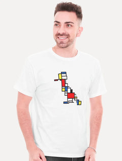 Camiseta Reserva Masculina Modernist Woodpecker Branca