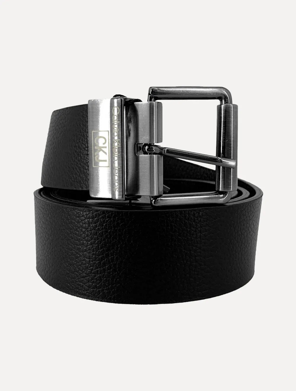 Cinto Calvin Klein Jeans Masculino Double Face Preto