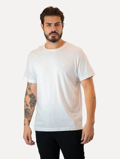 Camiseta Dudalina Ultrasoft Pima Cotton Logo Branca