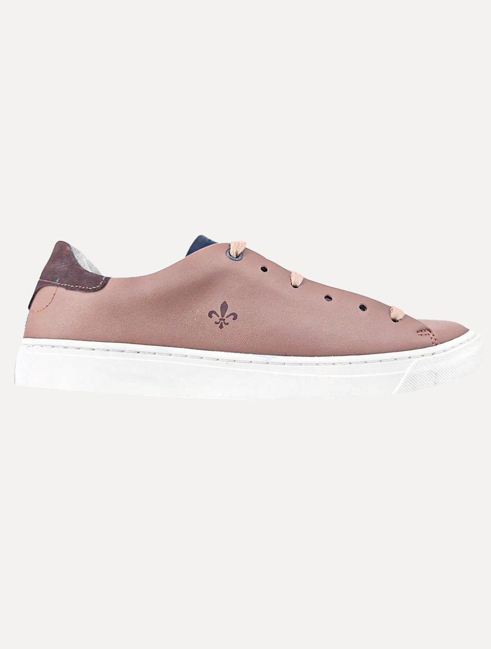 Tênis Dudalina Masculino Couro Casual Logo Marrom Claro
