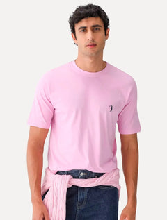Camiseta Aleatory Masculina Dark Grey Icon Lilás