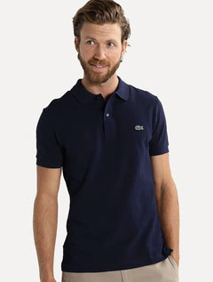 Polo Lacoste Masculina L.12.12 Azul Marinho