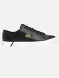 Tênis Lacoste Masculino Couro Gripshot Blk/Wht Preto