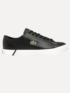 Tênis Lacoste Masculino Couro Gripshot Blk/Wht Preto