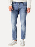 Calça Levis Jeans Masculina 512 Slim Taper Stretch Greenish Azul