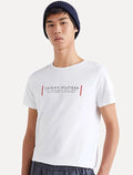 Camiseta Tommy Hilfiger Masculina Text Bar Corp Branca