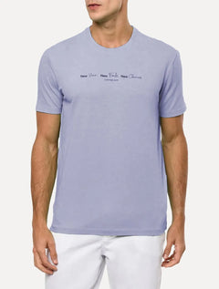 Camiseta Calvin Klein Jeans Masculina New Feels Azul Claro
