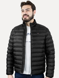 Jaqueta Tommy Hilfiger Core Packable Recycled Preto