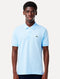 Polo Lacoste Masculina L.12.12 Azul Claro