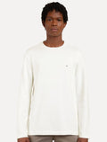 Blusa Aramis Masculina Regular Suedine Canelado Off-White