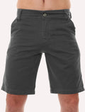 Bermuda Tommy Hilfiger Masculina de Sarja Stretch Chumbo