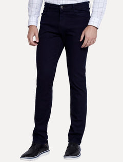 Calça Dudalina Jeans Masculina Slim Stretch Five Pockets Escura