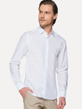 Camisa Dudalina Masculina Milano Tricoline Lisa Branca