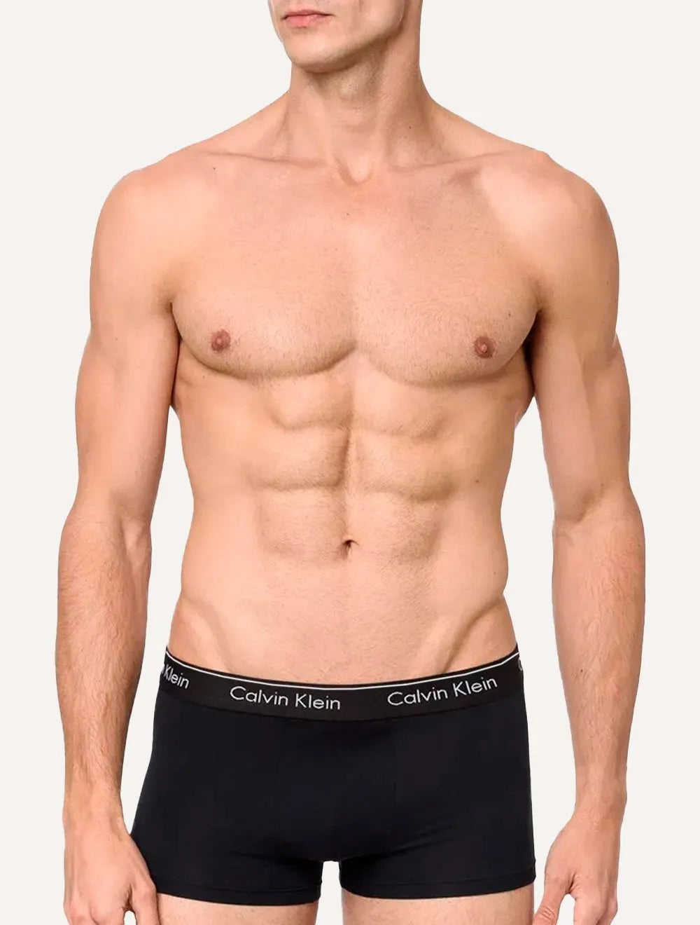 Cueca Calvin Klein Trunk Modern Cotton Seamless Eco Preta