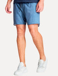 Short Reserva Masculino D'Água Beachwear Texture Azul Mescla