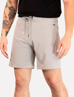 Bermuda Reserva Masculina Beachwear Tecno Cinza Mescla