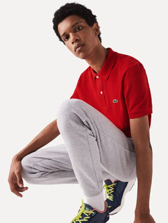 Polo Lacoste Masculina Slim Fit Classic Vermelha