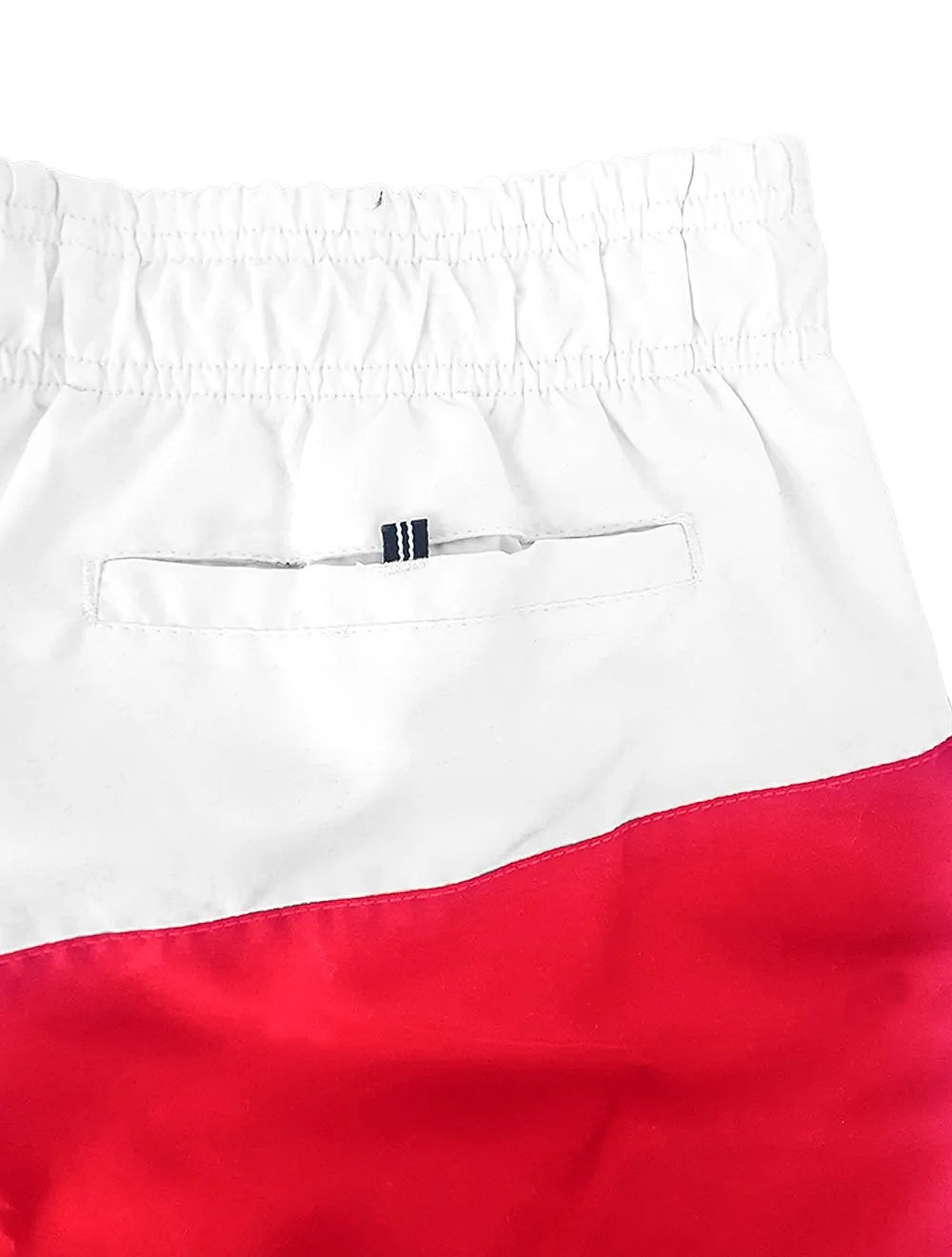 Short Nautica Masculino D'Água Colorblock Icon Marinho Branco e Vermelho