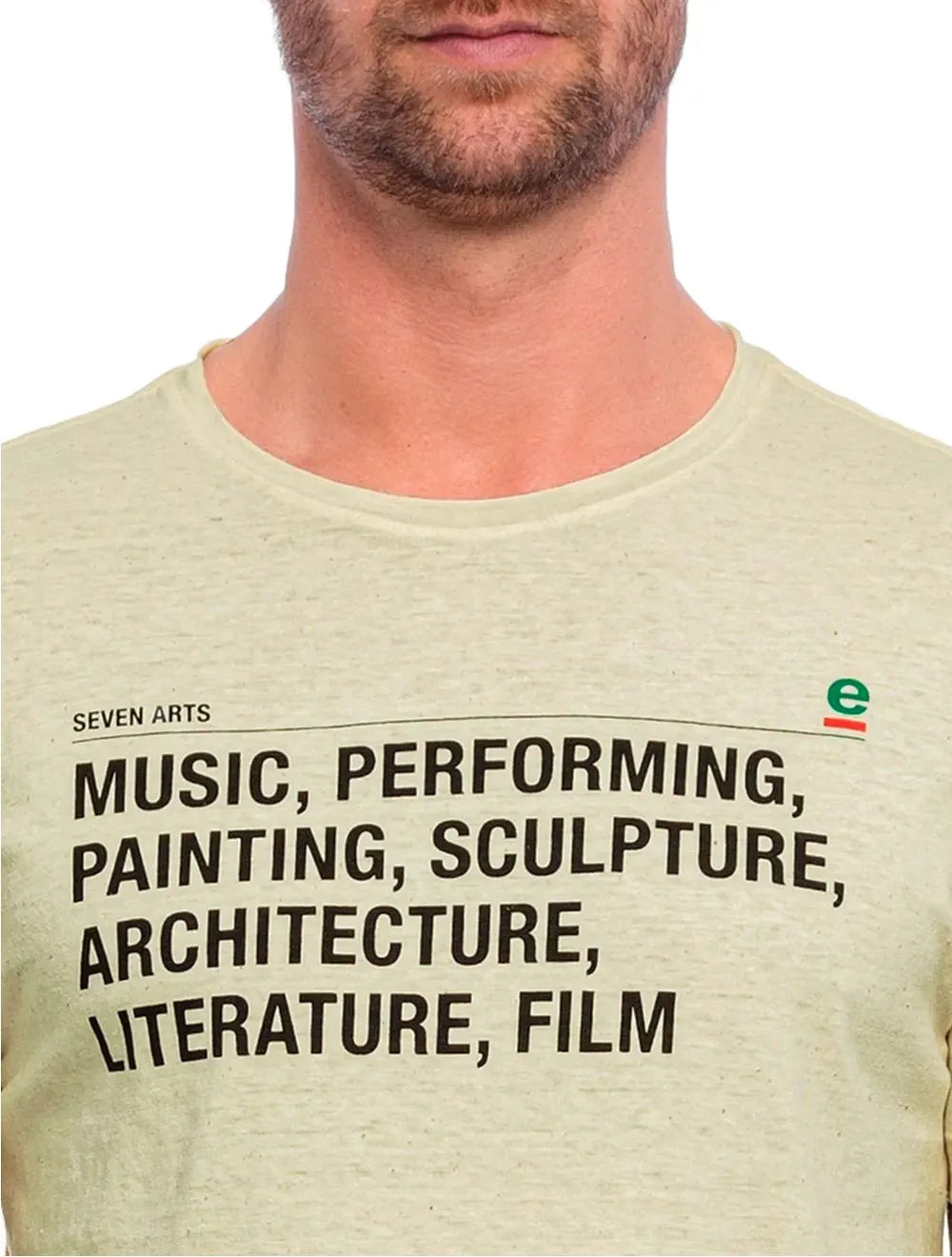 Camiseta Osklen Masculina Slim Hemp Seven Arts Off-White