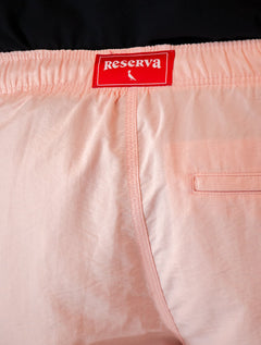 Short Reserva D'Água Beachwear Liso Premium Rosa Lotus