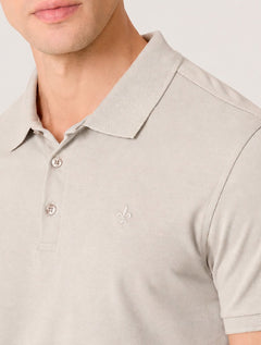 Polo Dudalina Masculina Piquet Essential Color Areia