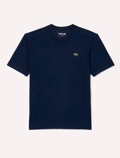 Camiseta Lacoste Masculina Sport Technique Logo Azul Marinho