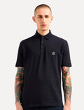 Polo Armani Exchange Masculina Regular Fit Logo Icon AX Azul Marinho