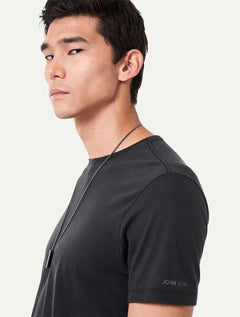 Camiseta John John Masculina Slim Ben Black Preto Mescla
