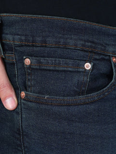 Calça Levis Jeans Masculina 505 Regular Azul Mescla