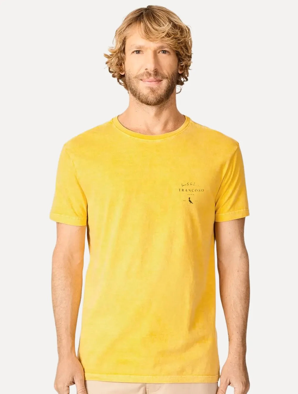 Camiseta Reserva Masculina Born To Be Baiano Amarelo