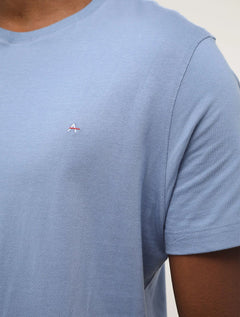 Camiseta Aramis Masculina Basic Lisa Azul Celeste
