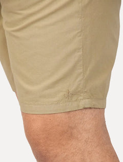 Bermuda Dudalina Masculina Sarja Cordão Algodão Cáqui