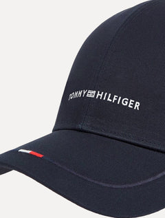 Boné Tommy Hilfiger Masculino Foundation 6 Panel Azul Marinho
