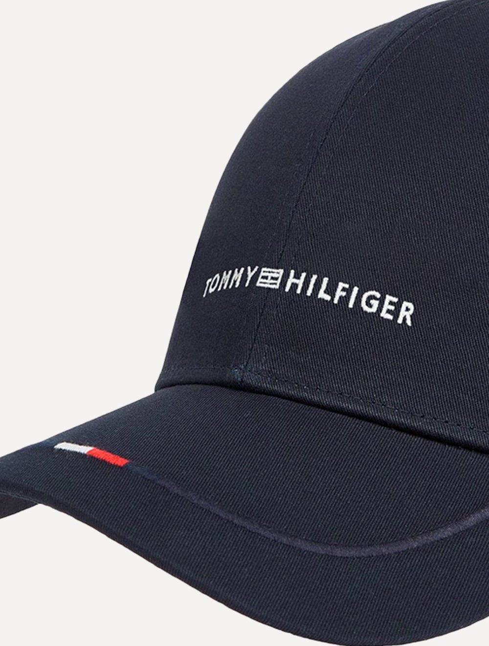 Boné Tommy Hilfiger Masculino Foundation 6 Panel Azul Marinho