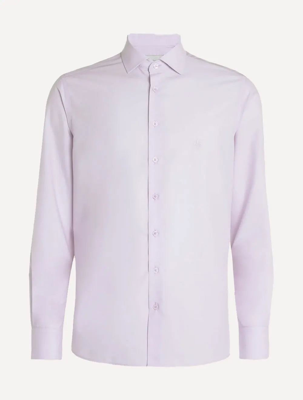 Camisa Dudalina Masculina Slim Tricoline Lisa Lilás
