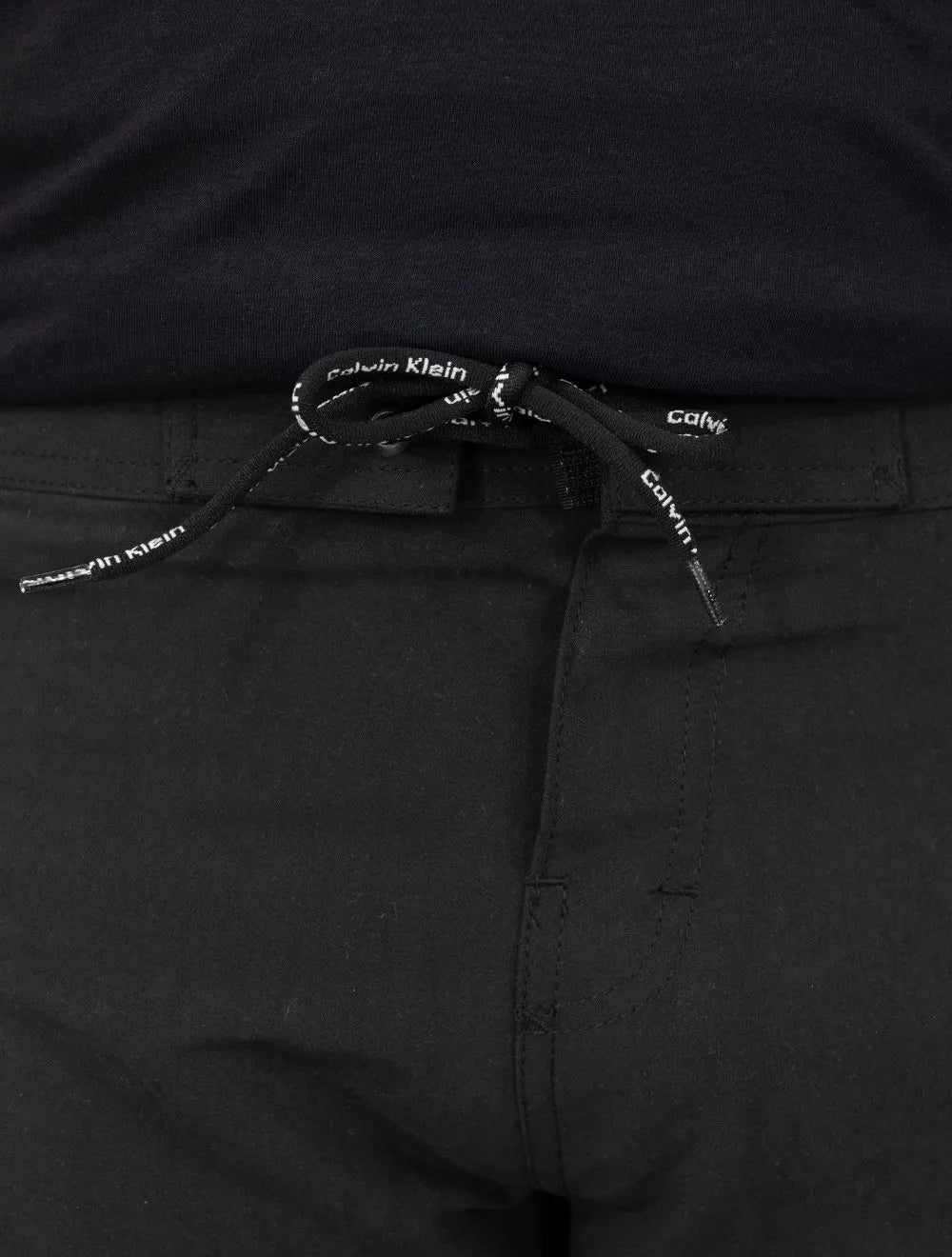 Bermuda Calvin Klein Swimwear D'Água Side Blu Sash Preta