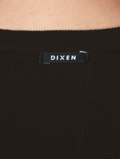 Camiseta Dixen Masculina Tricot Manga Curta Gola Careca Marrom