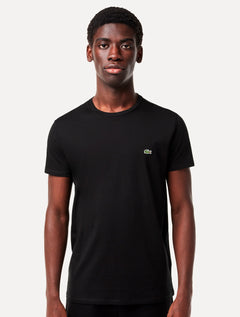 Kit Camisetas Masculinas Lacoste | Jersey Pima Cotton Preta e Aramis Basic Marinho