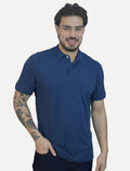 Polo Aramis Masculina Basic Piquet Mono Azul Escuro