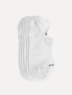 Meia Aramis Masculina Invisível Sport Branca Kit 3 Pares