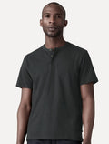 Camiseta Levis Masculina Relaxed Henley Botão Preta