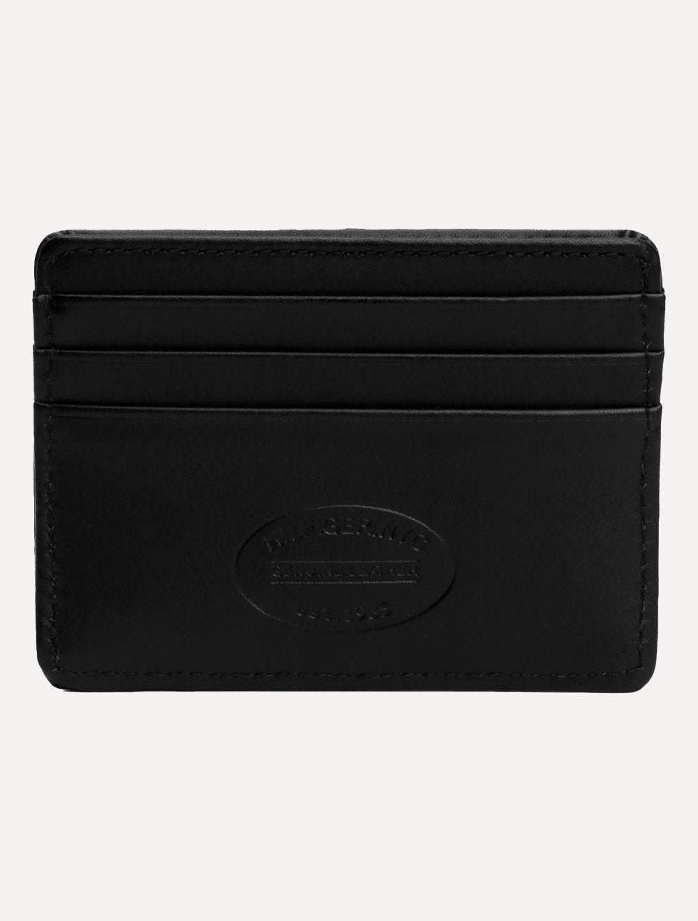 Carteira Tommy Hilfiger Porta Cartão Couro Eton CC Holder Preta